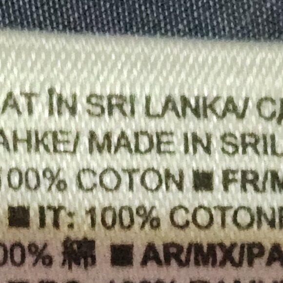 A26  Banana Rep Luxe Poplin Slimfit chambray blue watermelon s/sleeve 100%Cotton - Picture 5 of 5